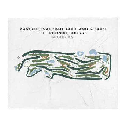Manistee National Golf & Resort, The Retreat Course, Michigan - Printed Golf Course