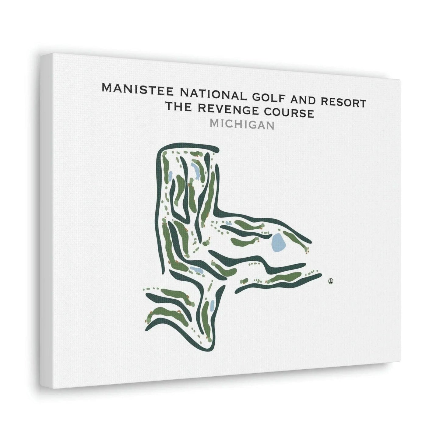 Manistee National Golf & Resort, The Revenge Course, Michigan - Printed Golf Course