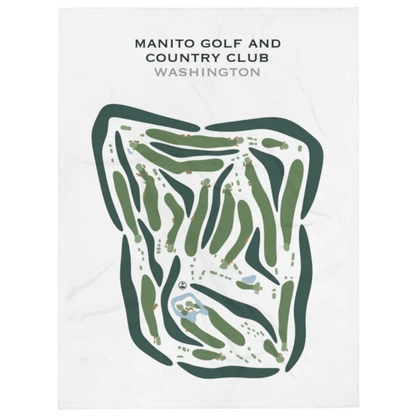 Manito Golf & Country Club, Washington - Printed Golf Courses