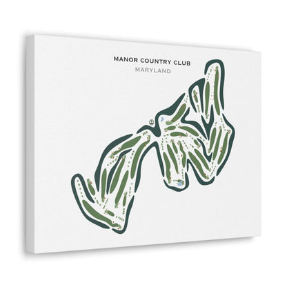 Manor Country Club, Maryland - Printed Golf Courses