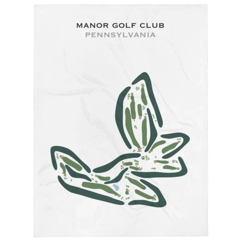 Manor Golf Club, Pennsylvania - Printed Golf Courses