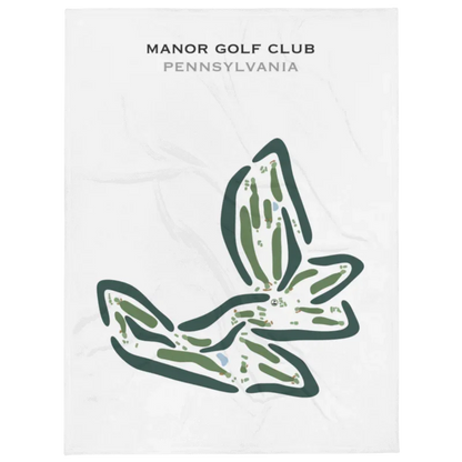Manor Golf Club, Pennsylvania - Printed Golf Courses