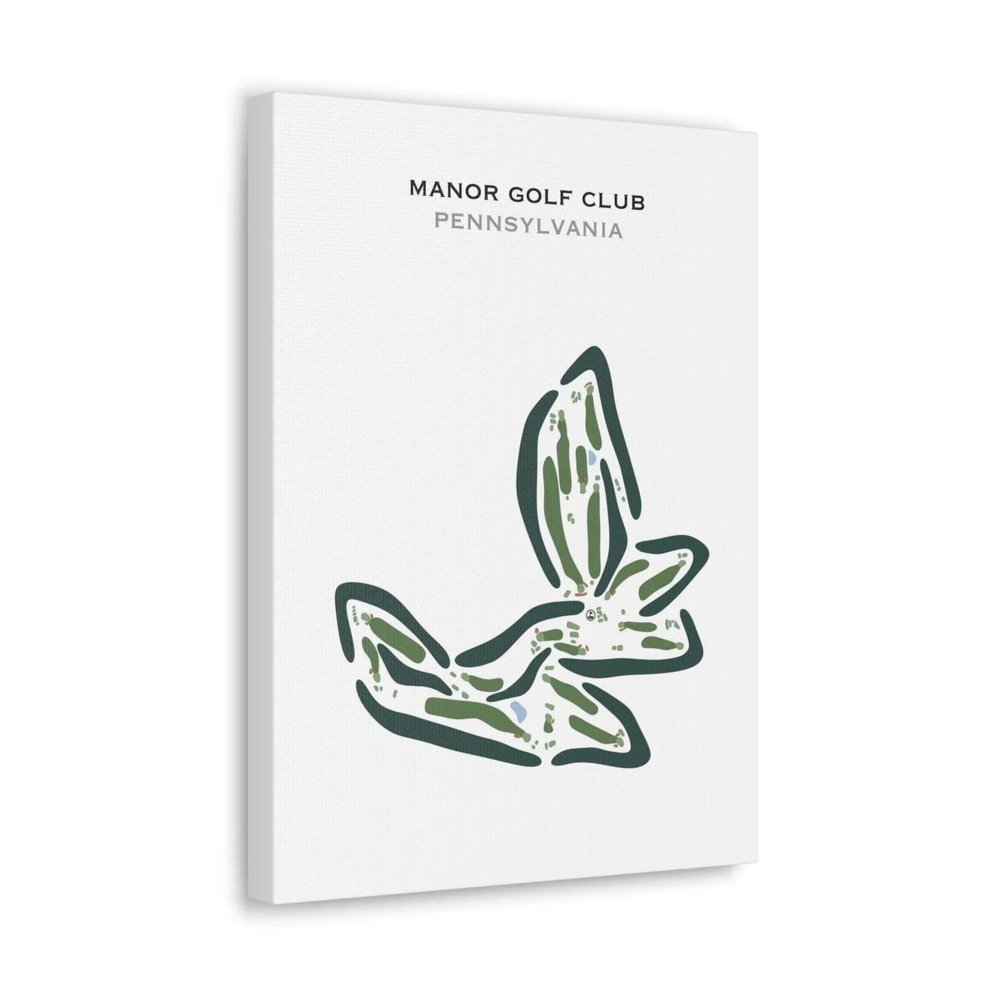 Manor Golf Club, Pennsylvania - Printed Golf Courses