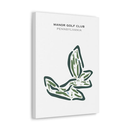 Manor Golf Club, Pennsylvania - Printed Golf Courses