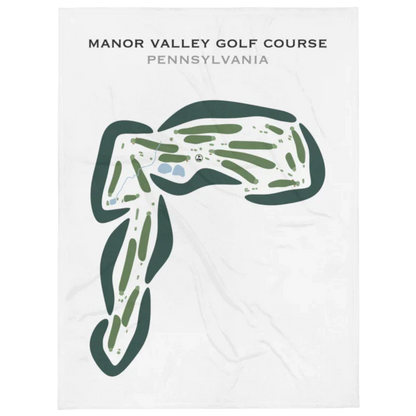 Manor Valley Golf Course, Pennsylvania - Printed Golf Courses