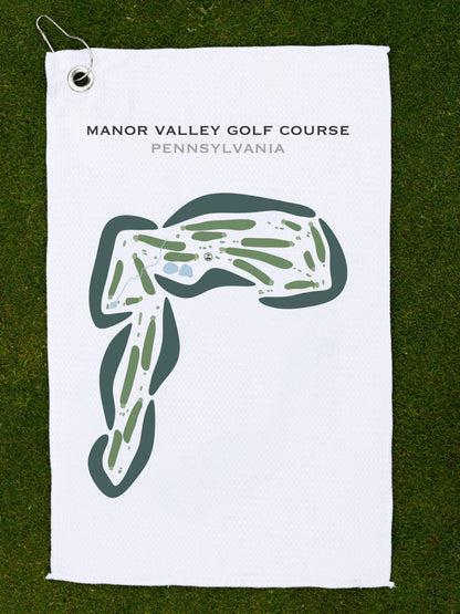 Manor Valley Golf Course, Pennsylvania - Printed Golf Courses