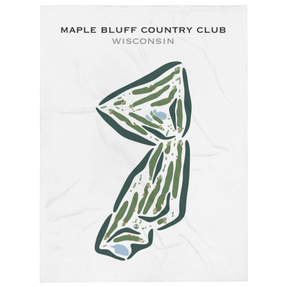 Maple Bluff Country Club, Wisconsin - Printed Golf Courses