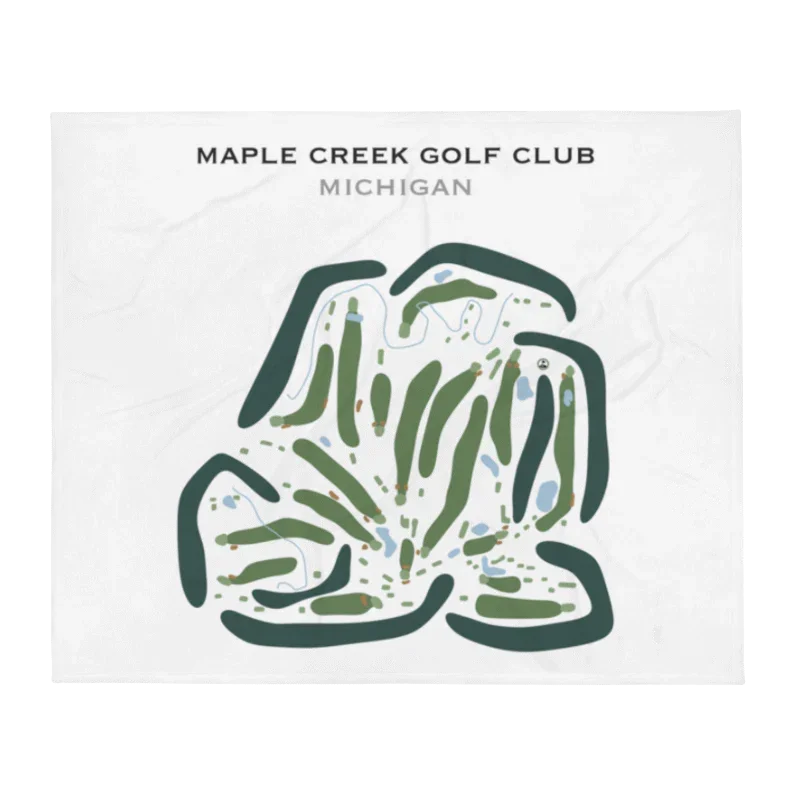 Maple Creek Golf Club, Michigan - Printed Golf Courses