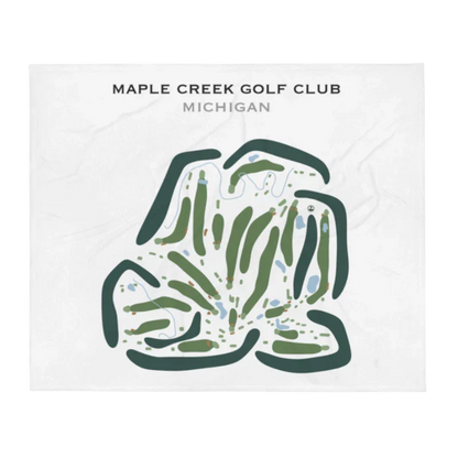 Maple Creek Golf Club, Michigan - Printed Golf Courses