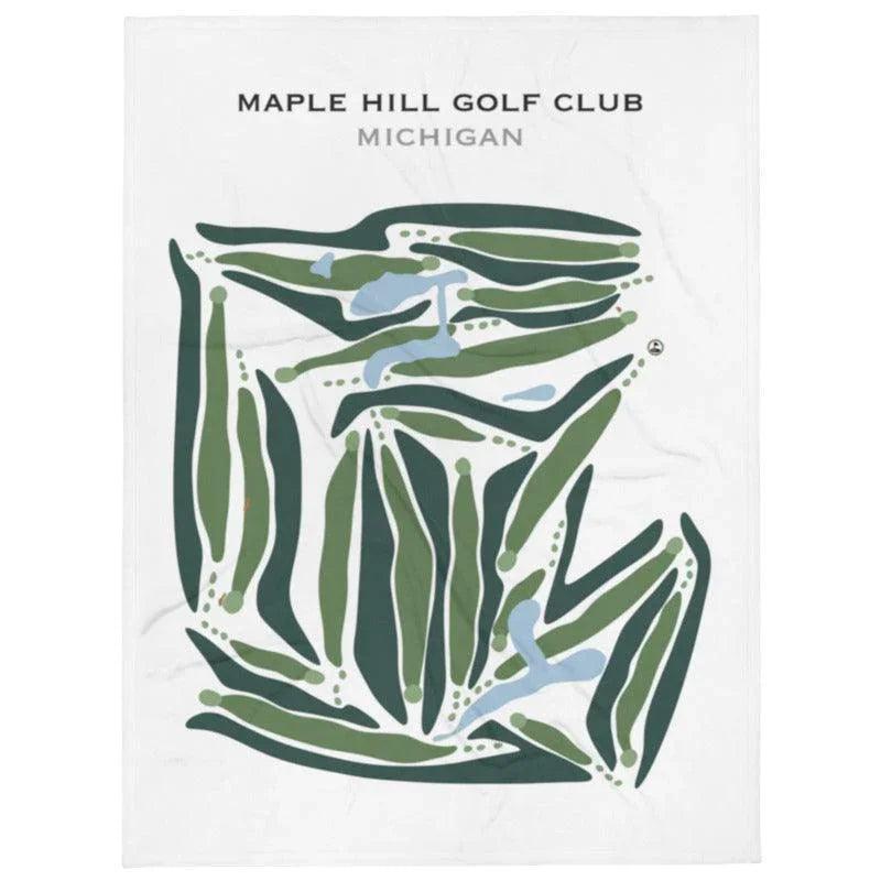 Maple Hill Golf Club, Michigan - Printed Golf Courses