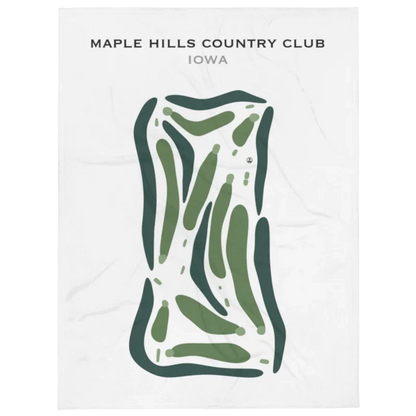 Maple Hills Country Club, Iowa - Printed Golf Courses