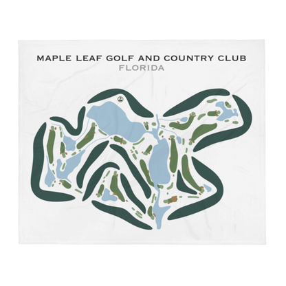 Maple Leaf Golf & Country Club, Florida - Printed Golf Courses