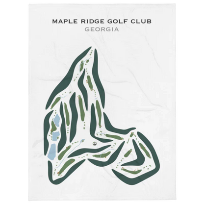 Maple Ridge Golf Club, Georgia - Printed Golf Courses