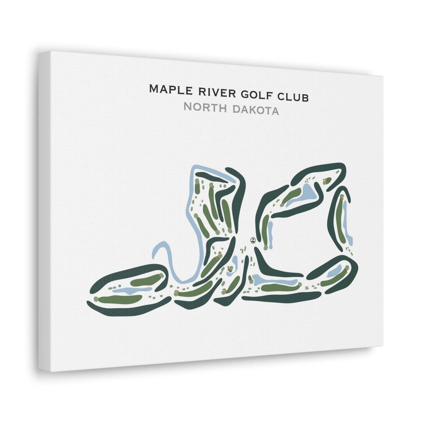 Maple River Golf Club, North Dakota - Printed Golf Courses