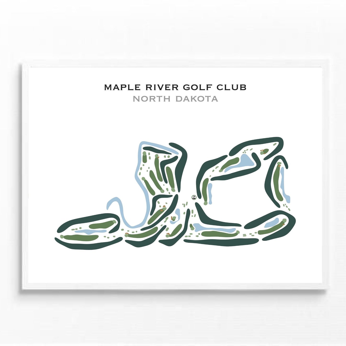 Maple River Golf Club, North Dakota - Printed Golf Courses