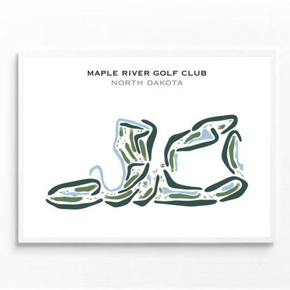 Maple River Golf Club, North Dakota - Printed Golf Courses