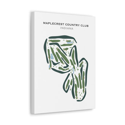 Maplecrest Country Club, Indiana - Printed Golf Courses