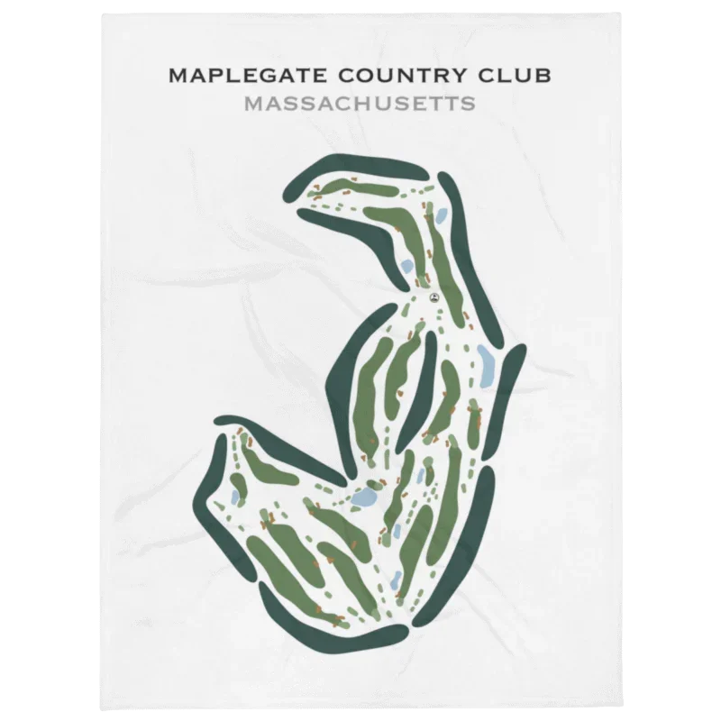 Maplegate Country Club, Massachusetts - Printed Golf Courses