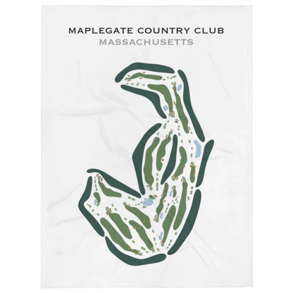 Maplegate Country Club, Massachusetts - Printed Golf Courses