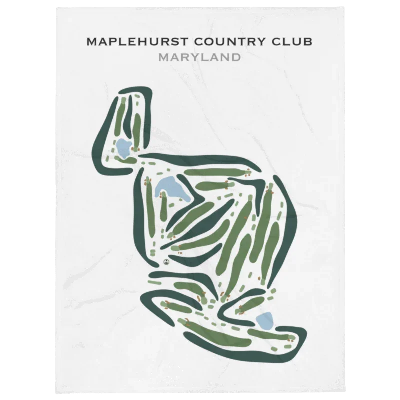 Maplehurst Golf Club, Maryland - Printed Golf Courses
