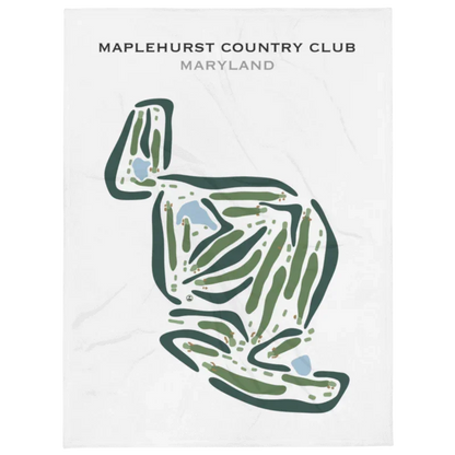 Maplehurst Golf Club, Maryland - Printed Golf Courses