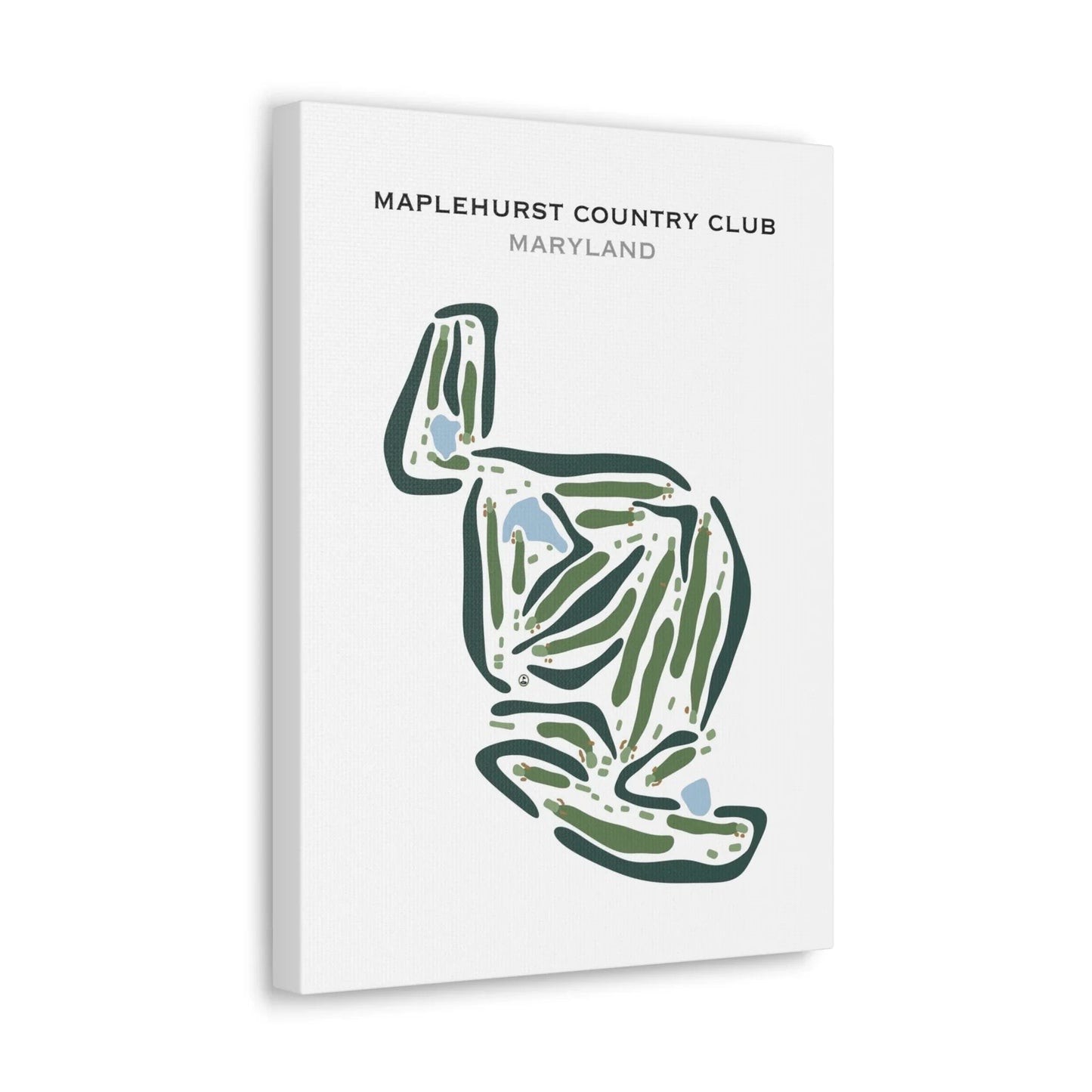 Maplehurst Golf Club, Maryland - Printed Golf Courses