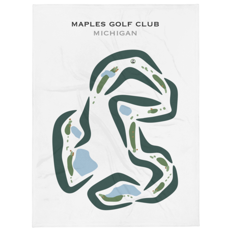 Maples Golf Club, Michigan - Printed Golf Courses