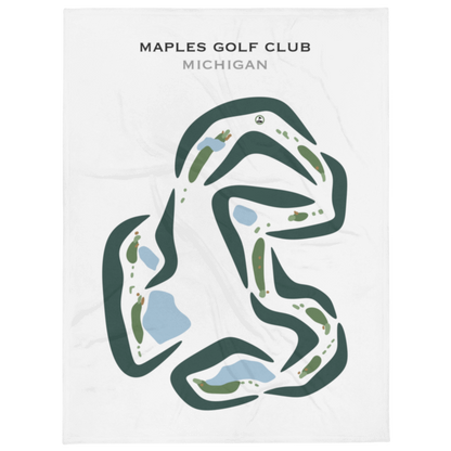 Maples Golf Club, Michigan - Printed Golf Courses