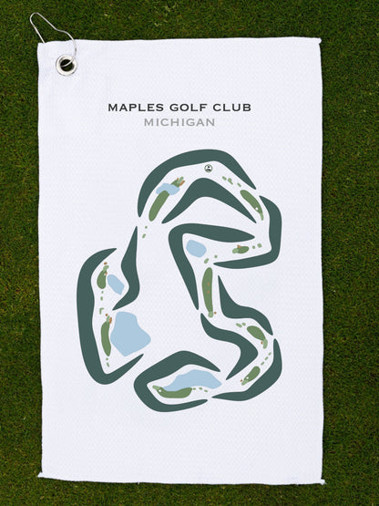 Maples Golf Club, Michigan - Printed Golf Courses