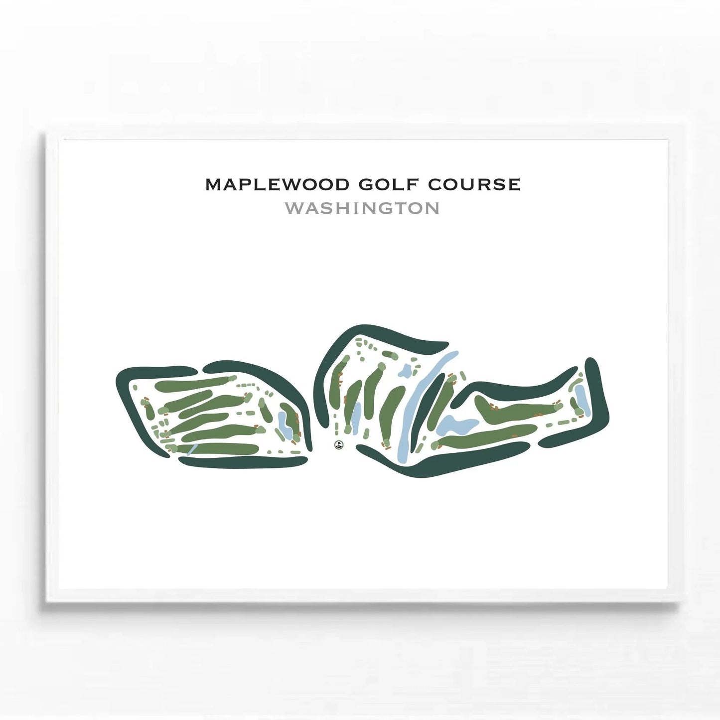 Maplewood Golf Course, Washington - Printed Golf Courses