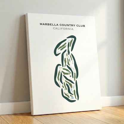 Marbella Country Club, California - Printed Golf Course
