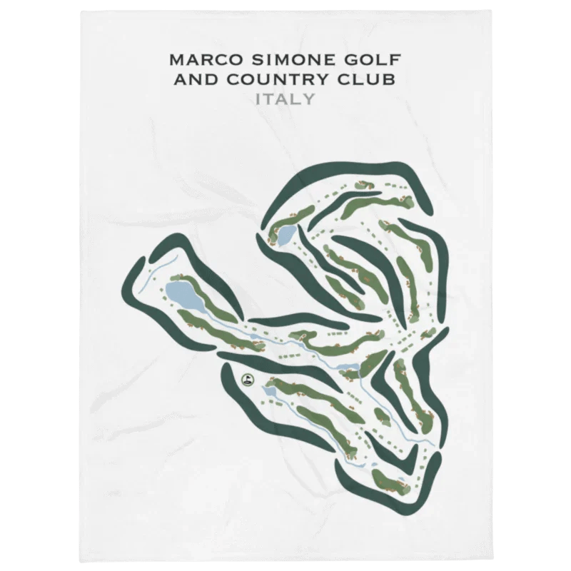 Marco Simone Golf & Country Club, Italy - Printed Golf Courses