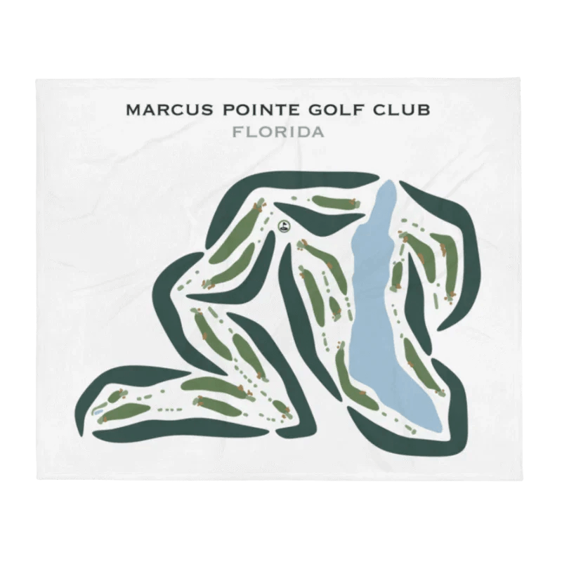 Marcus Pointe Golf Club, Florida - Printed Golf Courses