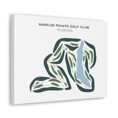 Marcus Pointe Golf Club, Florida - Printed Golf Courses