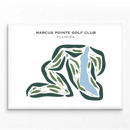 Marcus Pointe Golf Club, Florida - Printed Golf Courses