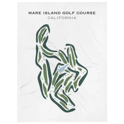 Mare Island Golf Course, California - Printed Golf Course