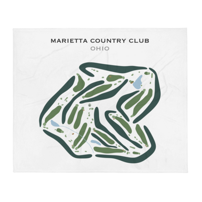Marietta Country Club, Ohio - Printed Golf Courses