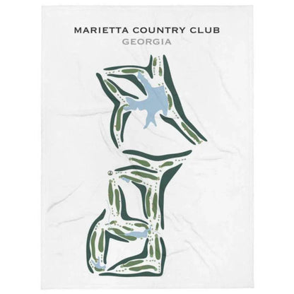 Marietta Country Club, Georgia - Printed Golf Courses