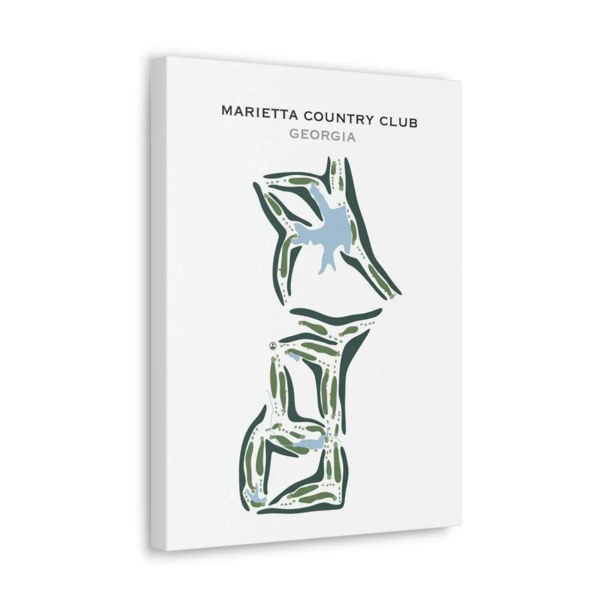 Marietta Country Club, Georgia - Printed Golf Courses