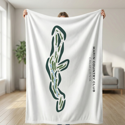 Marin Country Club, California - Printed Golf Courses