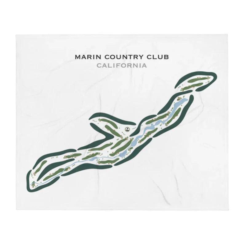 Marin Country Club, California - Printed Golf Courses