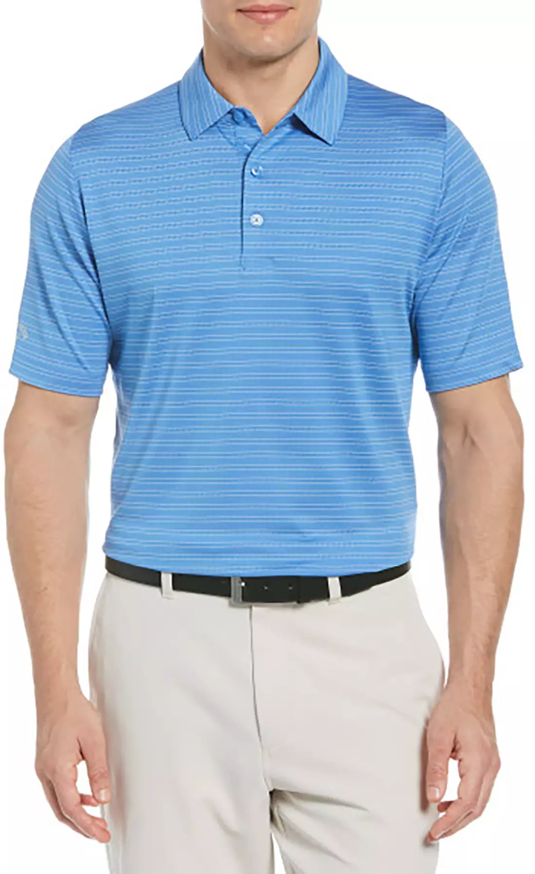Callaway Men's Fine Line Ventilated Stripe Golf Polo