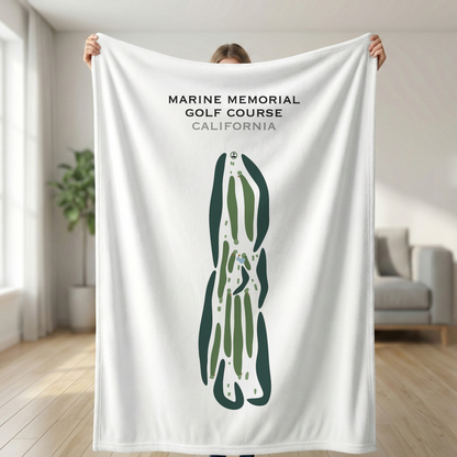 Marine Memorial Golf Course, Barstow, California - Printed Golf Courses