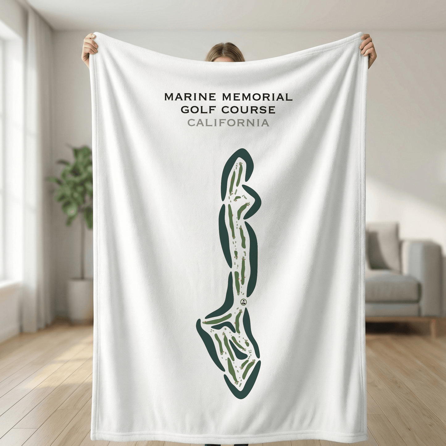 Marine Memorial Golf Course, California - Printed Golf Courses