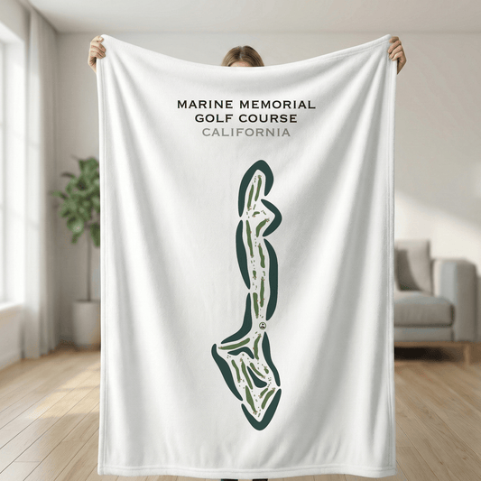 Marine Memorial Golf Course, California - Printed Golf Courses