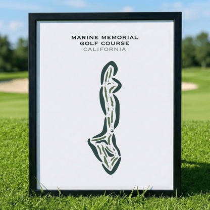 Marine Memorial Golf Course, California - Printed Golf Courses