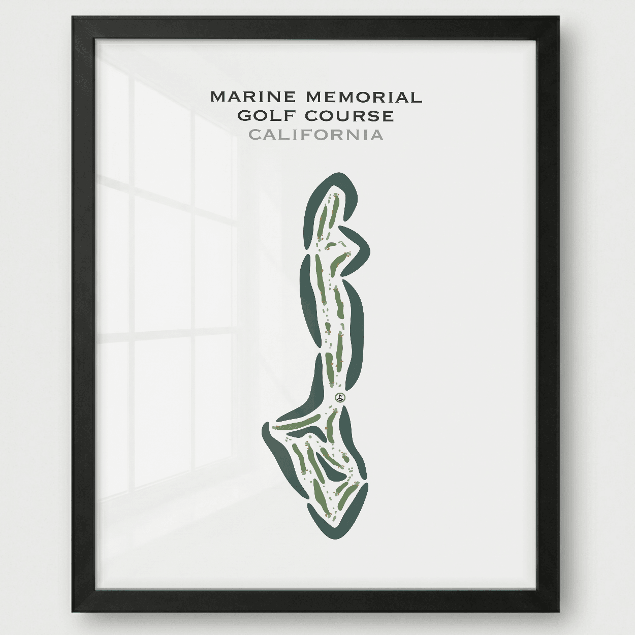 Marine Memorial Golf Course, California - Printed Golf Courses