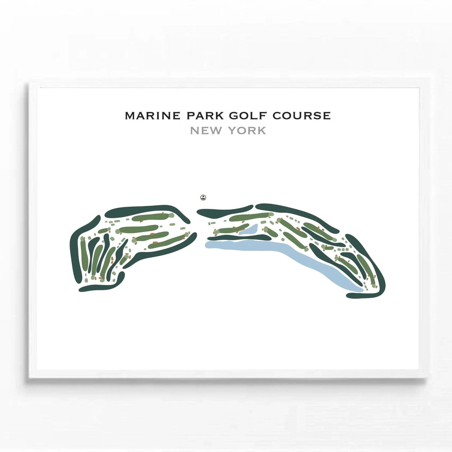 Marine Park Golf Course, New York - Printed Golf Course