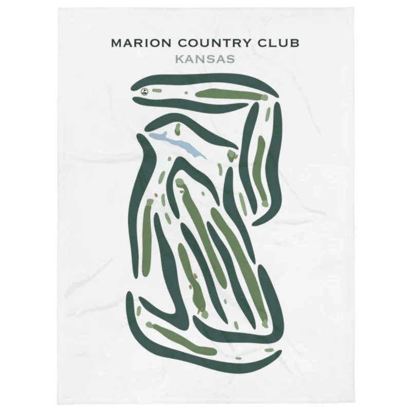 Marion Country Club, Kansas - Printed Golf Courses