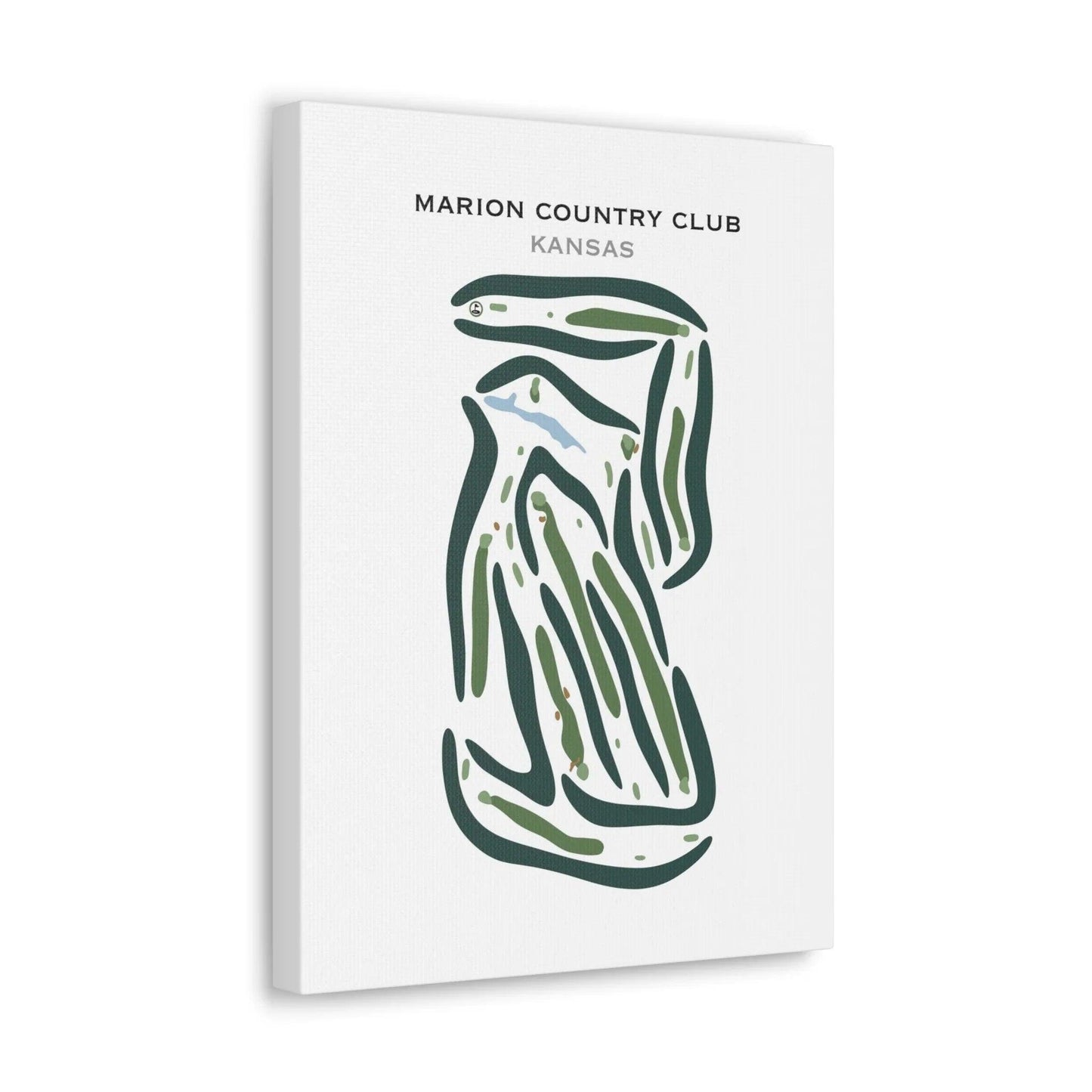 Marion Country Club, Kansas - Printed Golf Courses